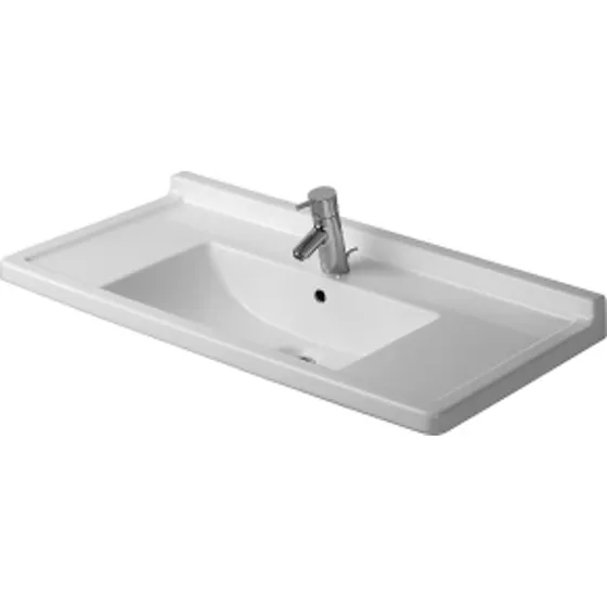 Duravit Starck 3 håndvask, 850x485 mm, indbygning, hvid