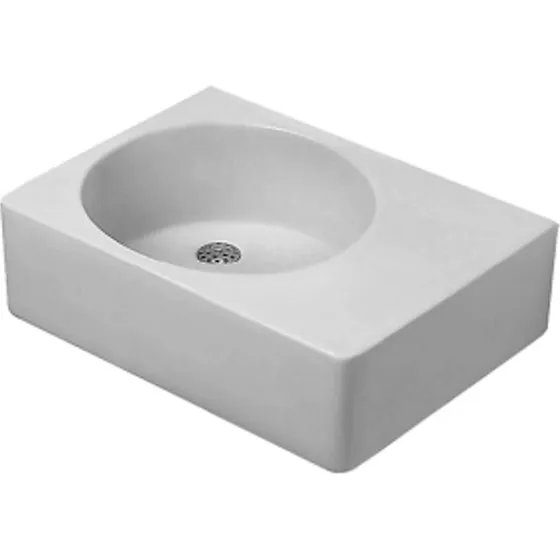 Duravit Scola håndvask, 615x460 mm, venstre, hvid