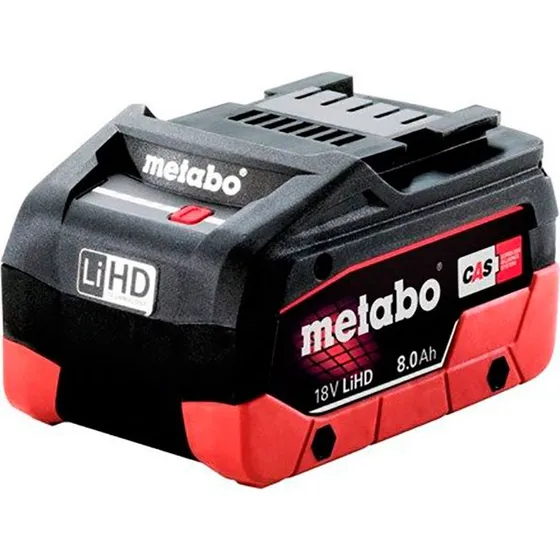 Metabo LiHD batteri 18V 8,0 Ah (AIR COOLED)