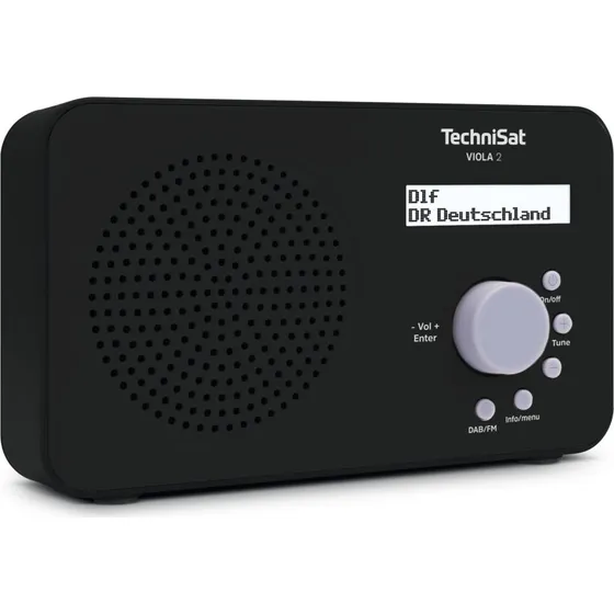 TechniSat VIOLA 2 Bærbar DAB+ & FM Radio - Sort