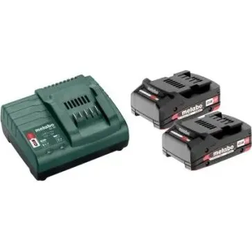 Metabo 685161000 Basic-Set 2 x 18V 2,0Ah + SC 30