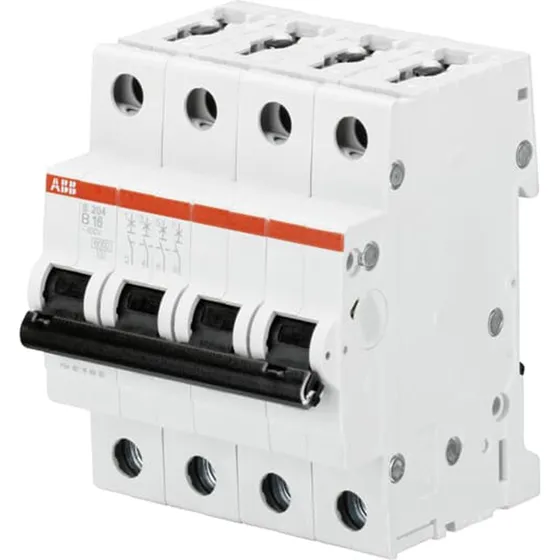 ABB Automatsikring S204-B50 4-polet 50A B-karakteristik 6kA