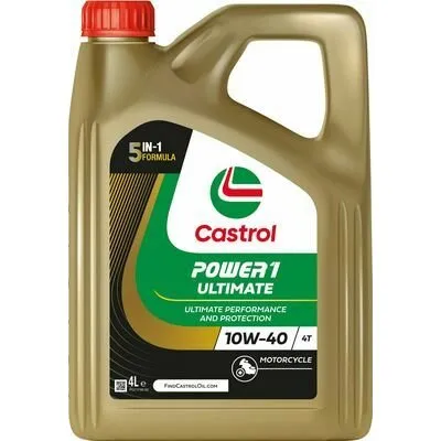 Castrol POWER1 Ultimate 10W-40 4T semisyntetisk motorolie 4 l
