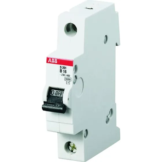 ABB Automatsikring S201M-B25 1P 25A B-karakteristik 10kA