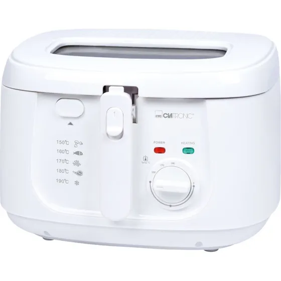 Clatronic FR 3771 Fritureapparat 2.5L 1.8kW - Hvid
