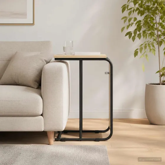 vidaXL Sidebord Sonoma-eg 40 x 31 x 55 cm