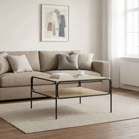 vidaXL Sidebord Sonoma-eg 100 x 50 x 46 cm