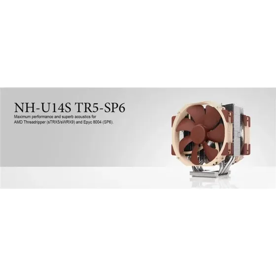 Noctua NH-U14S TR5-SP6 CPU-køler 14 cm, lysebrun