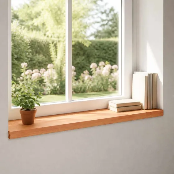 vidaXL Vindueskarme 2 stk. Lakeret Bøg 70 x 30 x 2 cm
