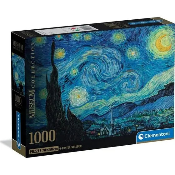 Clementoni - The Starry Night - Vincent Van Gogh - 1000 brikker