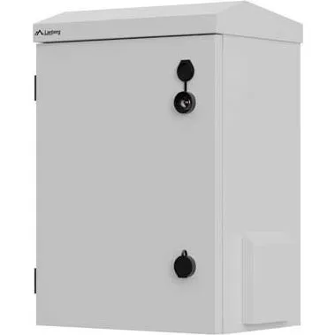 Lanberg WAH1-3450-00S 10" 3U IP55 Vægmonteret Rackskab - Grå