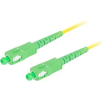 Lanberg Fiberoptisk Patchkabel SC/APC til SC/APC, 5m, Gul