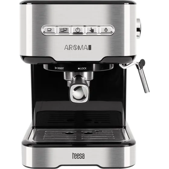 Teesa AROMA 450 Espressomaskine - Sort/Sølv