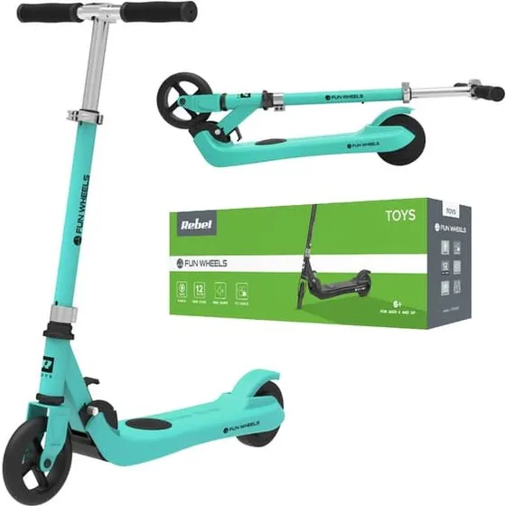 Rebel Fun Wheels El-løbehjul til børn - Blå