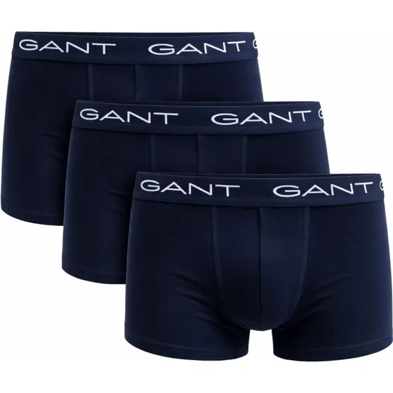 Gant Boxershorts Trunk 3-pak - Marineblå/Blå - XXL