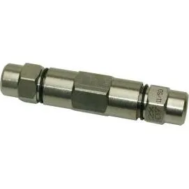 Coax antennekabel samleled til 2 ens kabler (max. Ø7,8mm)