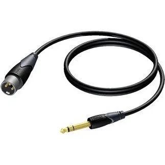 Procab Classic Series CLA724 XLR til 6,3mm Stereo Audiokabel 3m