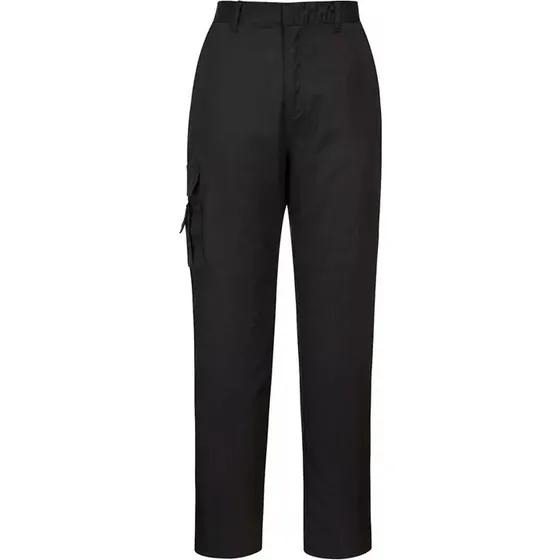 Portwest C099 Lårlomme damebukser - Sort