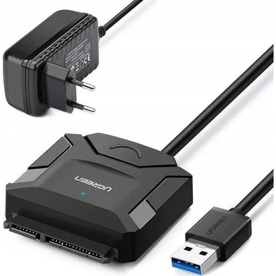 Ugreen USB til SATA Harddisk Konverteringskabel CR108 - Sort