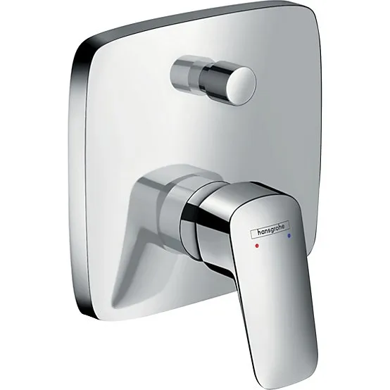 hansgrohe Logis kar/brusearmatur til indbygning, krom