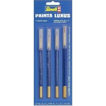 Revell Painta Luxus Premium Penselsæt - 4 stk. Marten-hår