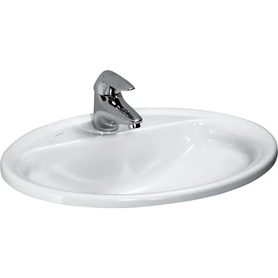 Laufen Pro B håndvask 560x440mm - Hvid porcelæn med hanehul