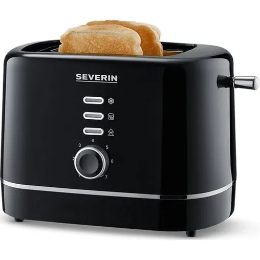 Severin AT 4321 Brødrister 850W Sort - 2 skiver