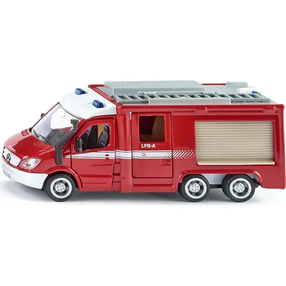 Siku Mercedes Sprinter Brandbil - 1:50 - Rød