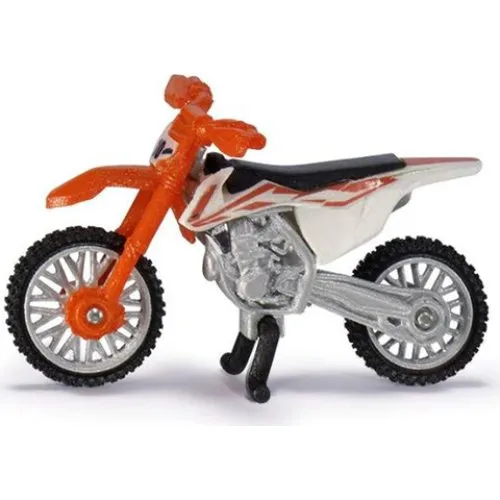SIKU Micki Mc KTM SX-F 450 Motorcykel, Orange, 1:72