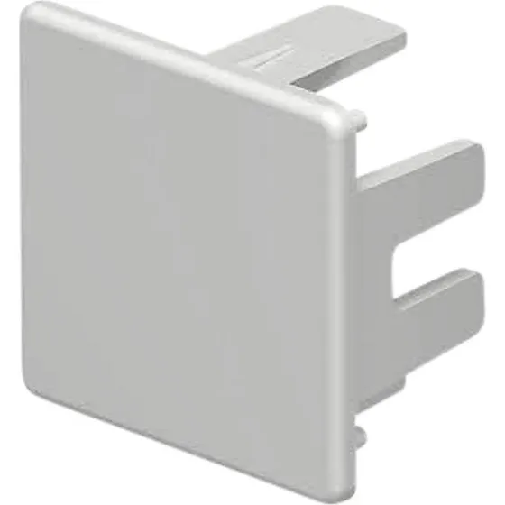 Obo Endestykke 30x30 mm grå RAL 7035 til kabelkanal