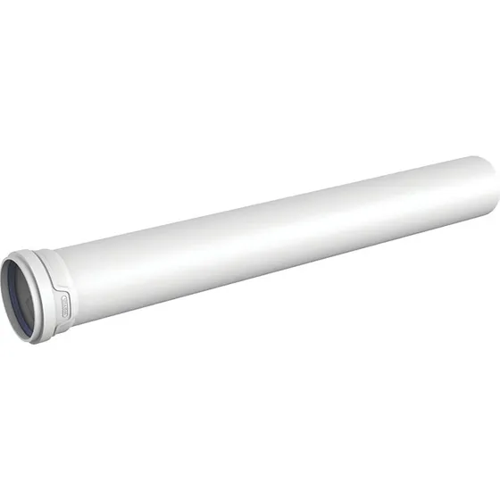 Wavin AS+ PP-M afløbsrør 75x500 mm med muffe - Støjdæmpende