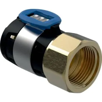 Geberit FlowFit overgang 25mm x 1" blyfri siliciumbronze