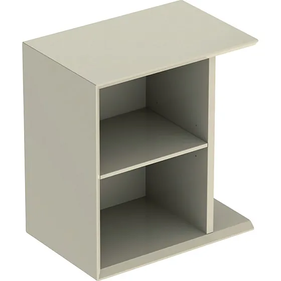 Geberit iCon sideskab 370x245x400mm sand-grå blankpoleret