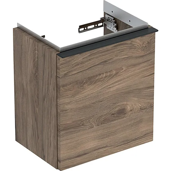 Geberit Icon vaskeskab i nøddetræ hickory, 370x279x415mm