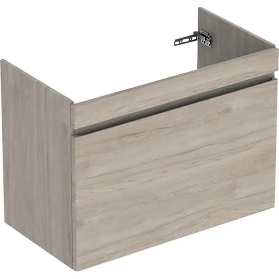 Geberit Renova Plan vaskeskab 832x606x446mm - Nøddetræ Hickory