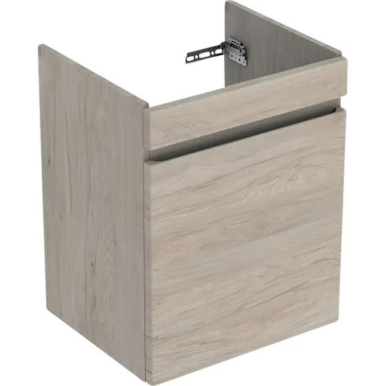Geberit Renova Plan vaskeskab i lys hickory nøddetræ (484x606x407mm)