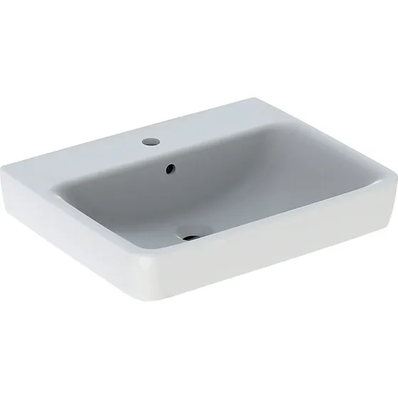 Geberit Renova plan håndvask 600x480x185mm hvid KeraTect