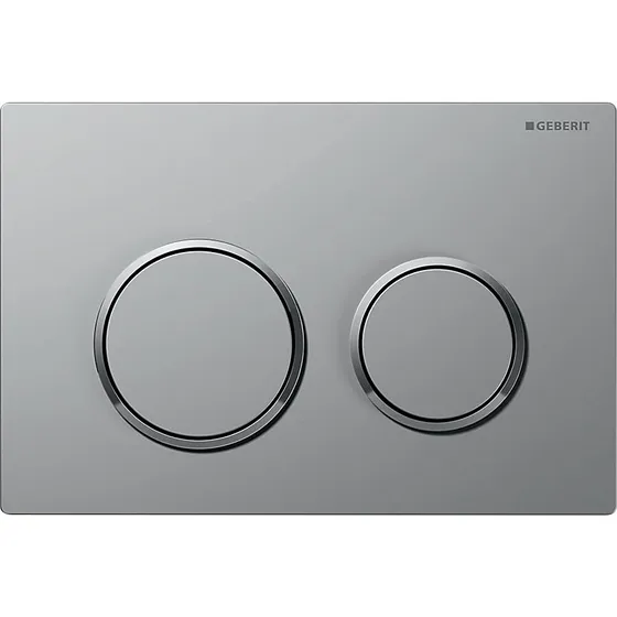 Geberit Omega20 betjeningsplade blank krom