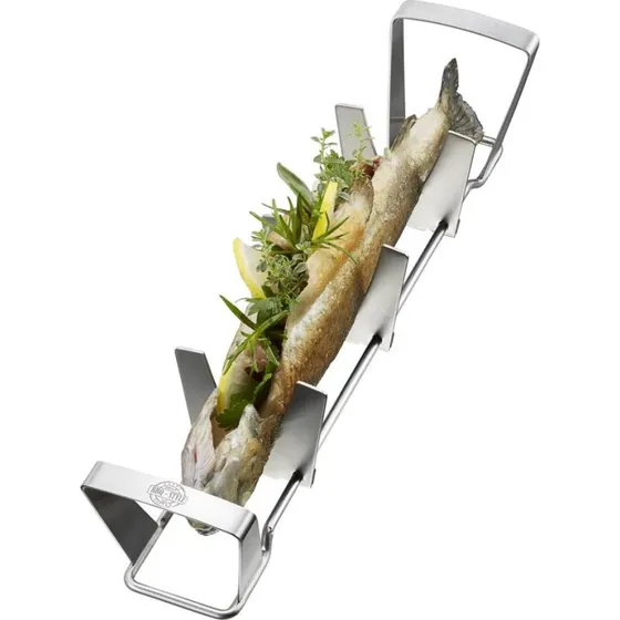 GEFU BBQ Fiskeholder i rustfrit stål
