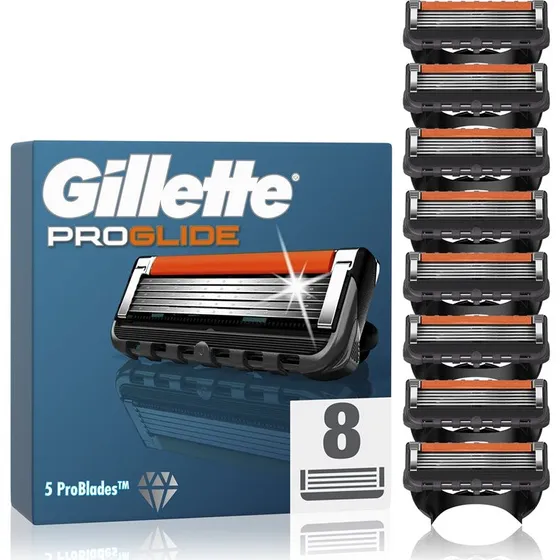 Gillette Fusion5 ProGlide erstatningsblade, 8 stk
