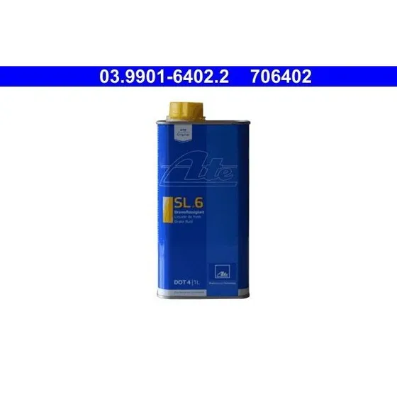 ATE Bremsevæske SL.6 DOT 4 (1 liter) 03.9901-6402.2