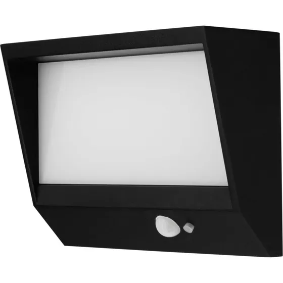 REV LED Solcelle Væglampe - 110lm - Sort