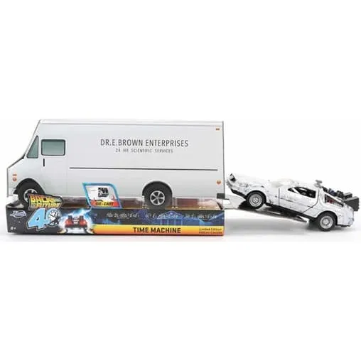 Back to the Future 40th Anniversary DeLorean Replica - Ice Effect