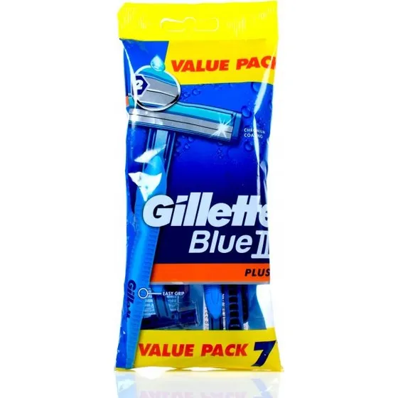 Gillette Blue II Plus engangsskrabere 7-pak