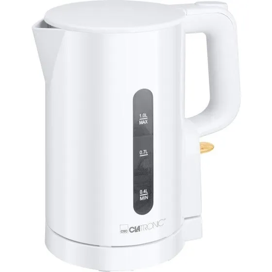 Clatronic WK 3834 Elkedel - 1 l, 900 W, Hvid