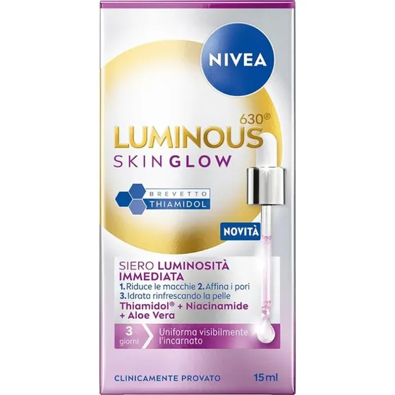 Nivea Luminous630 Skinglow Øjeblikkelig Glødserum 15 ml