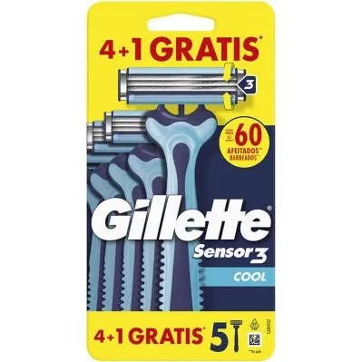 Gillette Sensor3 Cool engangsskrabere 4 stk.
