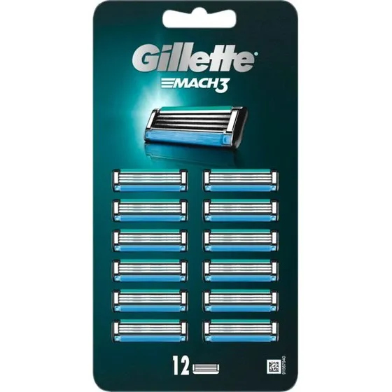Gillette Mach3 Vertical 12 stk barberblade