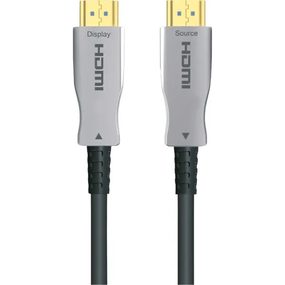 Sinox HDMI optisk kabel 4K60Hz med Ethernet, 10 m, sort
