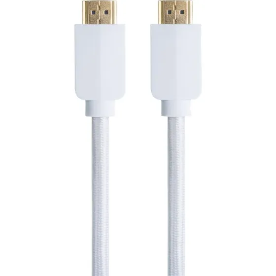 Nacon HDMI 2.1 8K flettet kabel 3 m – hvid